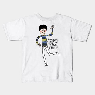 Tight Pants - cartoon Kids T-Shirt